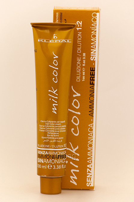 Kleral Milk Color 5.17 Безаміачна крем-фарба - Світло-коричневий з попелясто-фіолетовим, 100 мл
