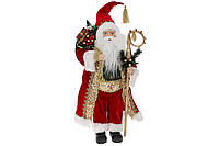 Новогодняя игрушка Санта Клаус с подарками 45 см