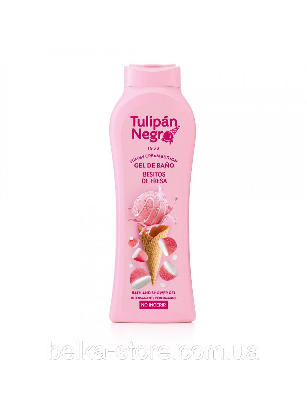 Гель для душу Полуничний поцілунок" Tulipan Negro Shower Gel", фото 1