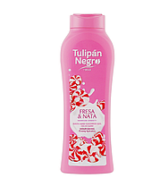 Гель для душу Полуничний крем" Tulipan Negro Shower Gel"