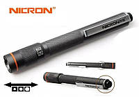 Тактический мини фонарик-ручка с зумом NICRON B22W (120LM)