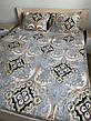 Велюрова постільна білизна Євро розмір з 4 наволочками, фото 6