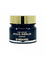 Крем для обличчя з равликом і золотом Medi-Peel 24K Gold Snail Repair Cream