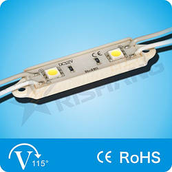 Светодиодный модуль, 0,48W White SMD5050 LED (2 LED) IP65