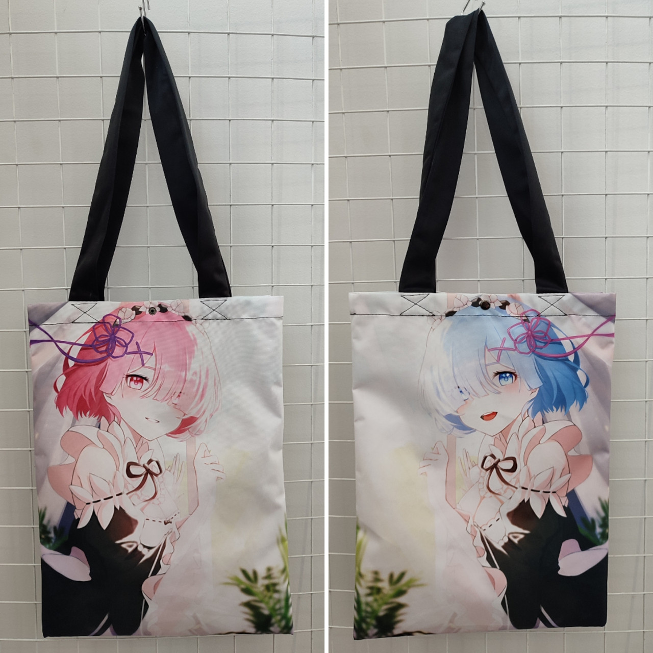 Еко-сумка аніме Re:Zero - Рем і Рам