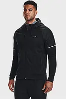 Мужское черное худи UA AF Storm FZ Hoodie Under Armour ,M, XL, 1373781-001