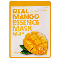 Тканинна маска для обличчя з екстрактом манго FarmStay Real Mango Essence Mask