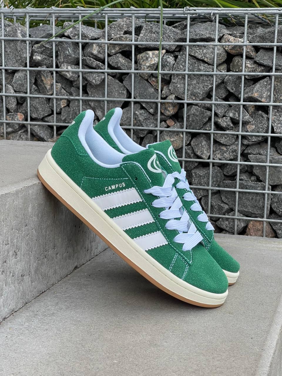 Чоловічі Кросівки Adidas Campus Dark Green Cloud White 44-45