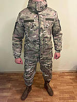 Костюм Бушлат + Штани. Зимовий мультикам тактичний 46-56 розмір. Військовий тактичний зимовий костюм