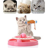 Іграшка для котиків Cat Scratch Pan з двома м'ячиками і мишкою