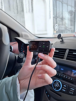 FM модулятор Baseus CCTM-E01 USB/MP3/12-24В/microSD/AUX вход/USB зарядка 3,1А/Bluetooth 5.0