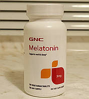 Витамины GNC Melatonin 3 mg 120 таблеток малатонин для сна