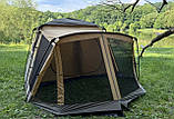 Шатер намет 6-місний кемпінговий намет із великим тамбуром, фото 8