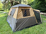 Шатер намет 6-місний кемпінговий намет із великим тамбуром, фото 9