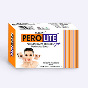 Мило від акне з кліндаміцином ELEGANT Perolite Anti Acne & Anti Bacterial Medicated Soap Plus 75 г