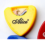 Тримач для медіаторів Alice, жовтий (пластик), фото 3