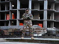 Утеплений мультикам костюм Softshell тактичний військовий, Зимовий армійський костюм камуфляж + ГРІЗКА У ПОДАРУНОК