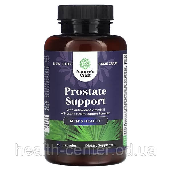 Препарат для простати Prostate Support 90 капс для чоловічого здоров'я Nature's Craft США