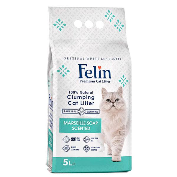 Felin наповнювач для котів з ароматом марсельського мила 10л