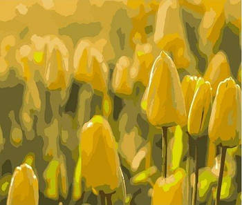 Картина за номерами Жовті тюльпани 40х50 см DY090 G-Rich
