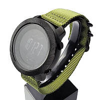 Надежные наручные часы тактические водонепроницаемые электронные многофункциональные часы Apache Green 5 BAR