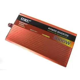 Перетворювач напруги 12V-220 V 3000 W UKC AC/DC AR ПЛАВНІЙ ПУСК ХК