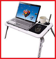 Підставка столик для ноутбука кулер ColerPad E-Table LD09 TRA