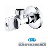 Приладний кран Gross 1/2" х 3/8" кутовий 101В