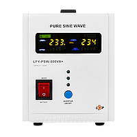 Источник безперебойного питания с правильной синусоидой 12V LPY-PSW-800VA+(560Вт)5A/15A