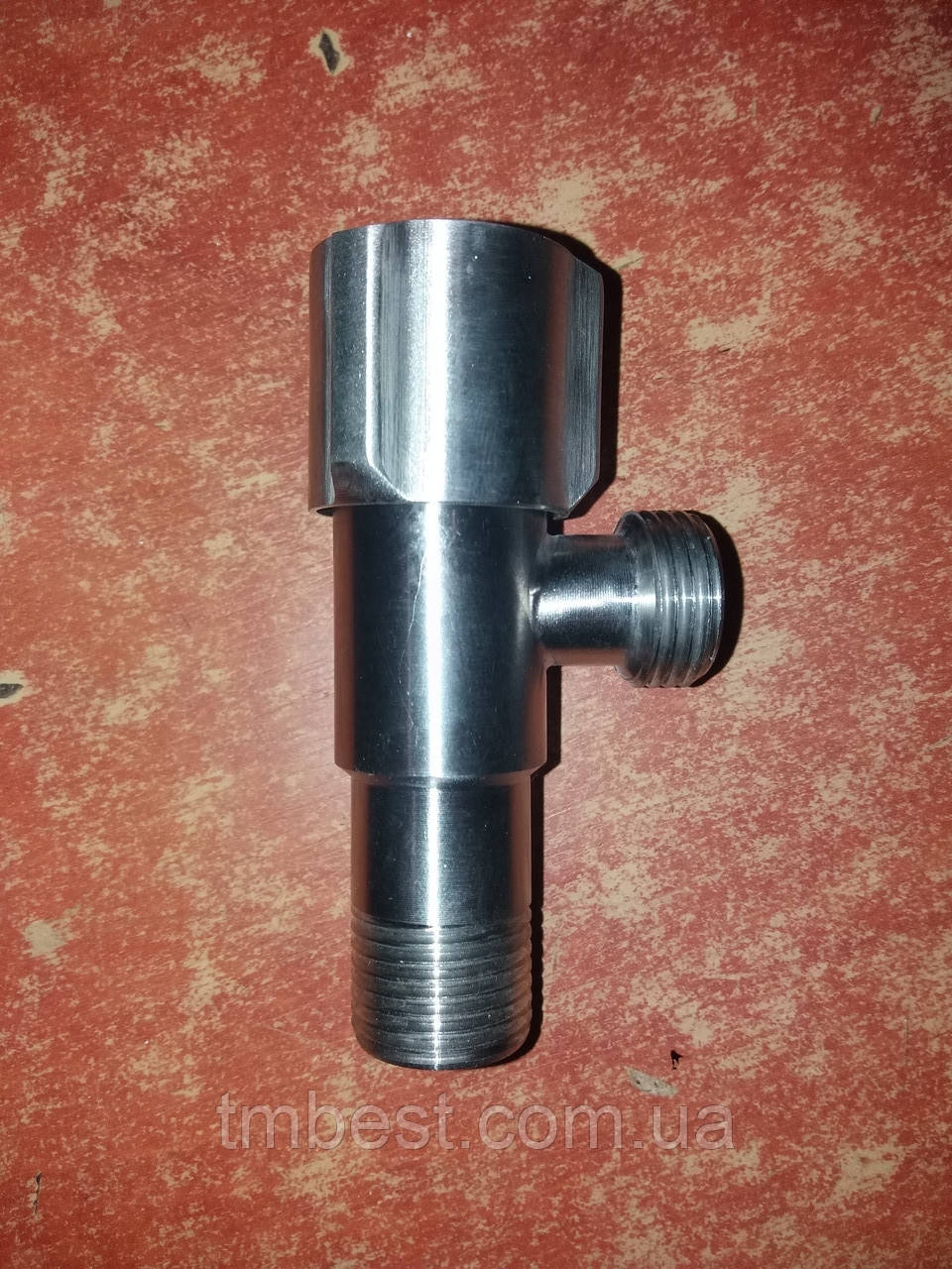 Приладовий кран Gross 1/2" х 1/2" кутовий 518 SS нержавіюча сталь AISI 304