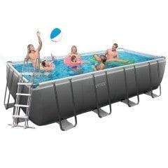 Каркасний басейн Intex 26356-1 (54982), 549 х 274 х 132 см (драбина, тент, підстилка)