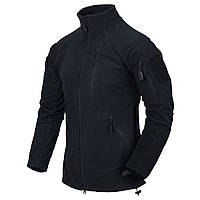 Тактическая флисованная куртка ALPHA TACTICAL JACKET - GRID FLEECE Helikon-Tex NAVY BLUE темно синий