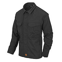 Рубашка вудсман WOODSMAN SHIRT Helikon-Tex BLACK ЧЕРНЫЙ