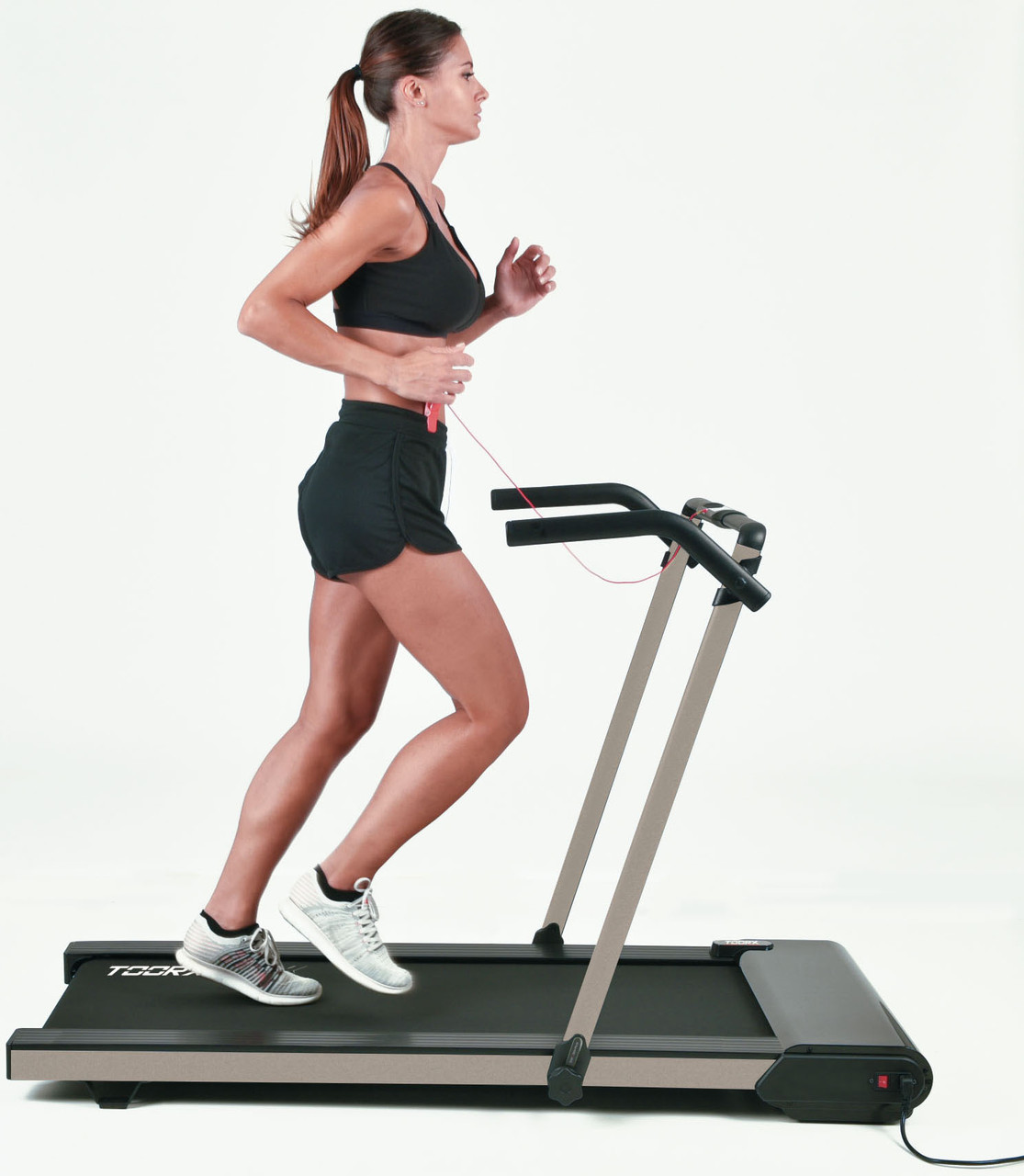 Беговая дорожка Toorx Treadmill City Compact Pearl White (CITY-COMPACT-W) - фото 5 - id-p1949717356