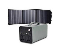 Комплект Зарядна станція PPS 300W + Сонячна панель New Energy Technology 60W Solar Charger