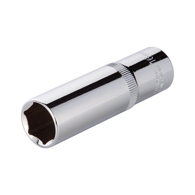 Головка шестигранна подовжена 1/2", 16 ммx78м Cr-V INTERTOOL ET-0116