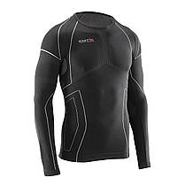 Термокофта (лонгслів) X TECH Maglia Race 3 Munica Lunga giroc Nero XXL/XXXL Чорна, фото 4