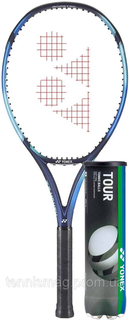 Тенісна ракетка Yonex 07 Ezone Feel (102 sq.in., 250 g) Sky Blue