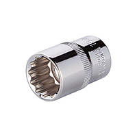 Головка дванадцятигранний 1/2", 18мм INTERTOOL ET-0218