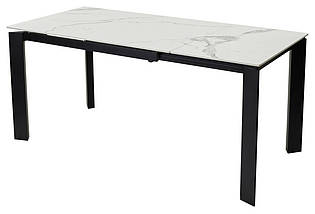 Vermont Staturario/black стіл керамічний 120-170 см, фото 3