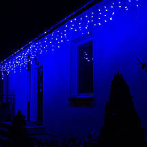 Гірлянда бахрома вулична (зовнішня) Springos 8 м 200 LED CL0202 Blue, фото 3
