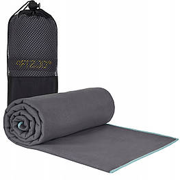 Рушник спортивний 4FIZJO 130 x 75 см із мікрофібри 4FJ0436 Grey orig2925