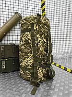 Вместительная тактическая сумка для военных, Штурмовой большой армейский рюкзак баул пиксель