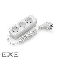 Сетевой удлинитель Electrum C-ES-1812 5.0 m, 3 роз, white