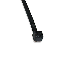 Стяжка/Хомут для кабелю пластиковий чорний 3.6х200мм/1шт, фото 3