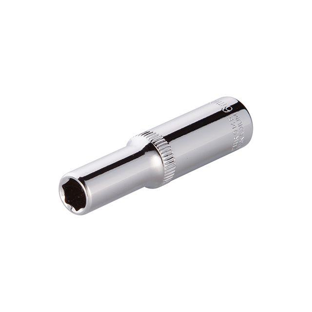 Головка шестигранна подовжена 1/4", 6 мм, Cr-V. STORM INTERTOOL ET-0456, фото 1