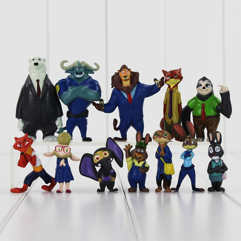Іграшки-фігурки Зверополис Zootopia ( Зоотрополис ), 12 шт, фото 1