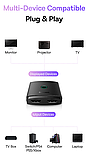 HDMI спліттер комутатор на 2 порти Baseus AirJoy Series 2-in-1 HDMI Switch 4K 60 Гц, фото 8
