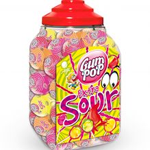 Льодяники на паличці з жувальною гумкою Gum Pop Extra Sour Argo, 18 г х 100 шт.