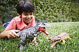 Динозавр Тарбозавр Світ Юрського Періоду Jurassic World Tarbosaurus Dinosaur Massive Biters GJP33 Mattel Оригінал, фото 6